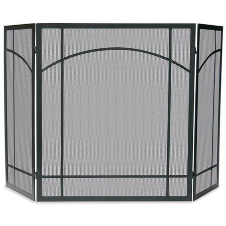 UNIFLAME Uniflame S-1023 3 Fold Black Wrought Iron Mission Screen S-1023